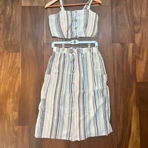Top & Skirt Set